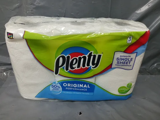 8 PACKS OF PLENTY ORIGINAL PERFORMANCE ROLLS (3 PER PACK)