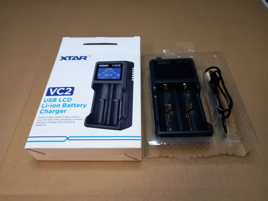 BOXED XTAR VC2 USB LI-ION BATTERY CHARGER