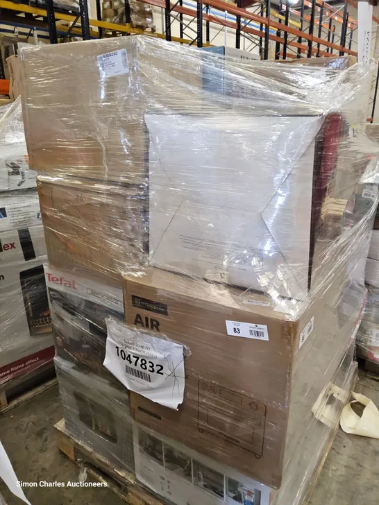 PALLET OF APPROXIMATELY 25 UNPROCESSED RAW RETURN HOUSEHOLD AND ELECTRICAL GOODS TO INCLUDE;