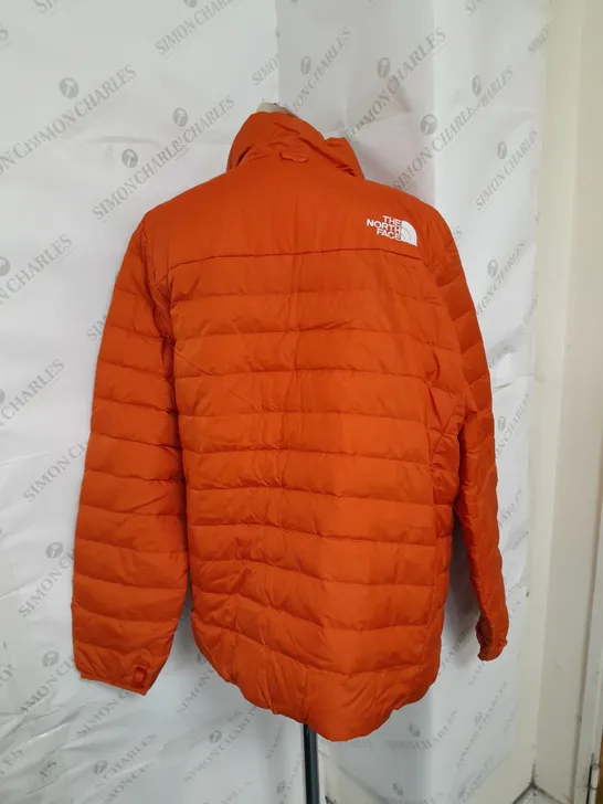 THE NORTH FACE PUFFED JACKET IN ORANGE SIZE L