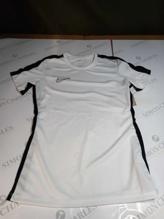 NIKE WOMENS DRI-FIT TRAINING TOP IN WHITE - SMALL