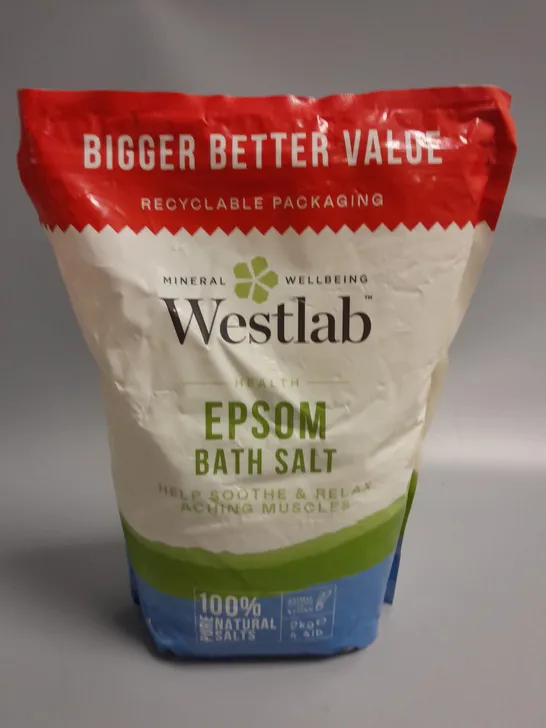 WESTLAB 2KG EPSOM BATH SALTS