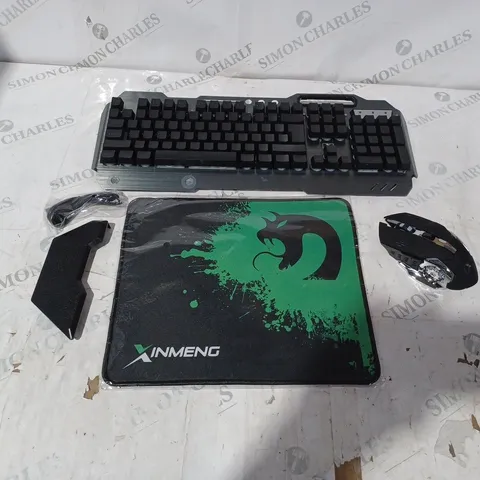 BOXED MAMBASNAKE RECHARGEABLE WIRELESS KEYBOARD AND MOUSE SET 