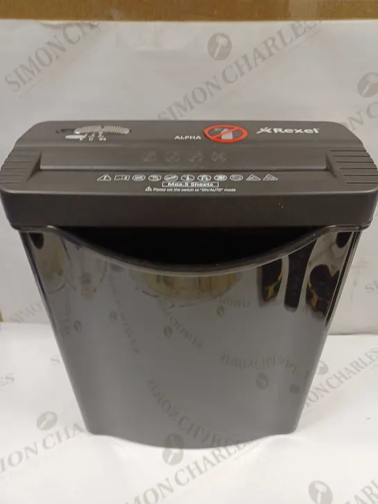 REXEL ALPHA RIBBON CUT PAPER SHREDDER 