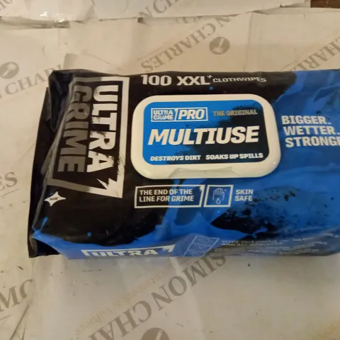 BOXED ULTRAGRIME PRO RESUABLE WIPES X 100