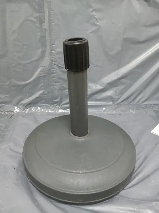 GREY PARASOL BASE 13KG RRP £29.99