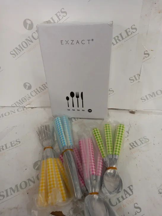 BOXED EXZACT CUTLERY SET 