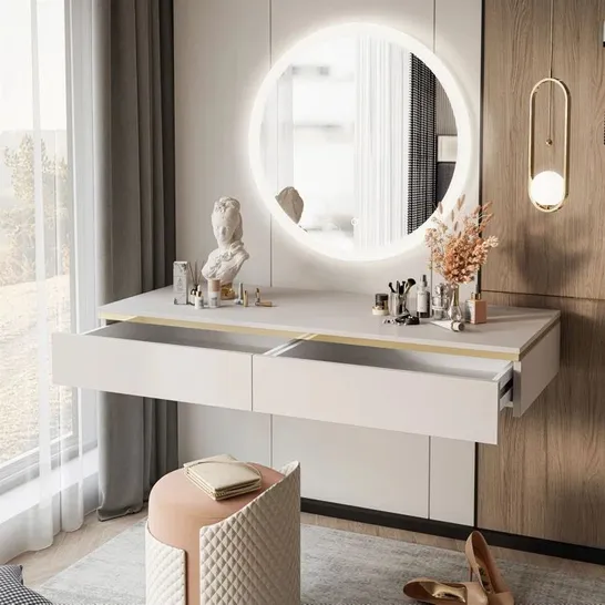 BOXED ANDILE DRESSING TABLE WITH MIRROR (2 BOXES)