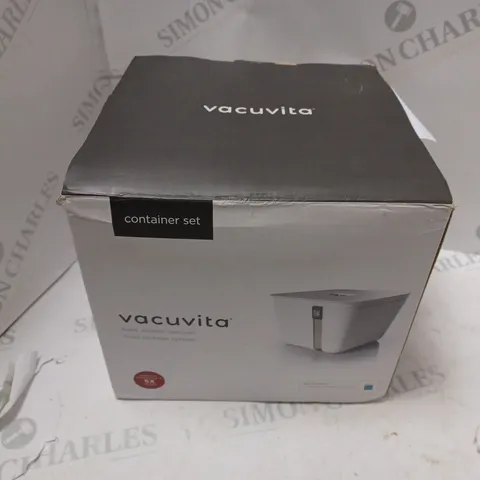 BOXED VACUVITA EASY ACCESS VACUUM FOOD STORAGE SYSTEM