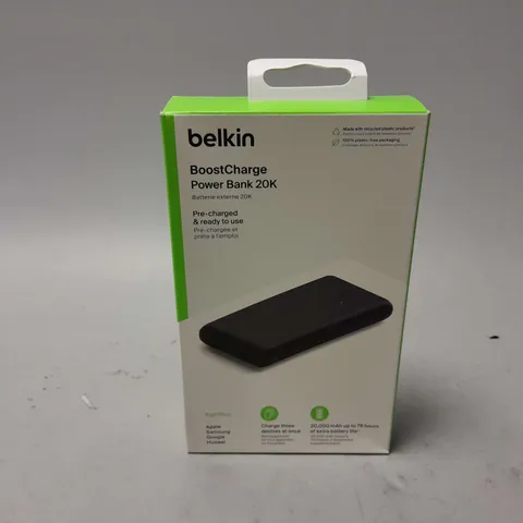 BOXED AND SEALED BELKIN BOOSTCHARGE POWER BANK 20K