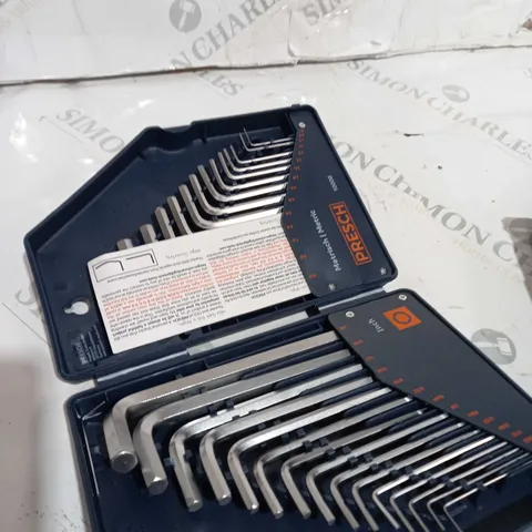 PRESCH HEX KEY SET HX 30PCS. - METRIC AND IMPERIAL HEX KEYS SET