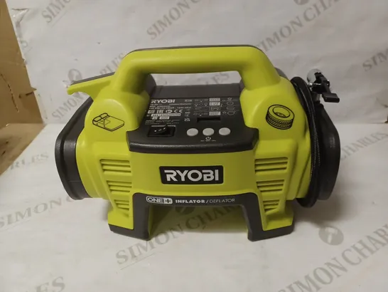 RYOBI ONE+ INFLATOR/DEFLATOR 18V