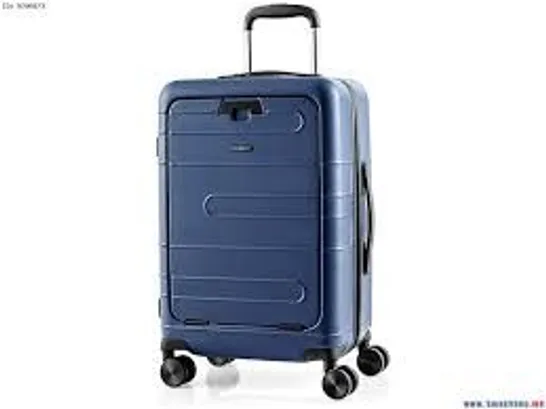 BOXED COSTWAY 20'' CARRY-ON LUGGAGE PC HARDSIDE SUITCASE TSA LOCK WITH FRONT POCKET & USB PORT NAVY