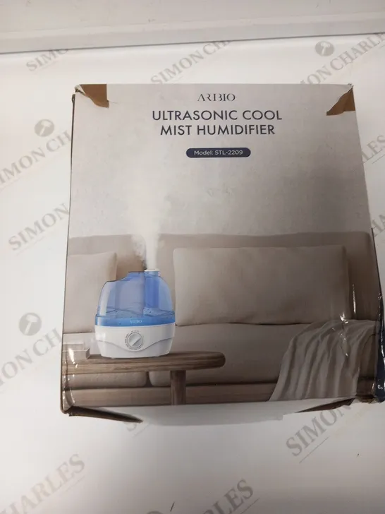 BOXED ARIBO ULTRASONIC COOL MIST HUMIDIFIER STL-2209