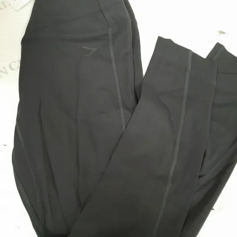 GYMSHARK CROSSOVER LEGGINGS IN BLACK SIZE MEDIUM