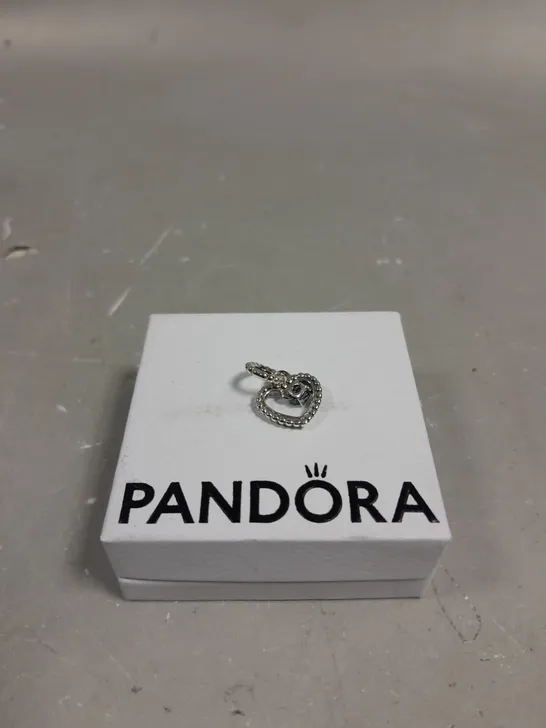 PANDORA MAY BIRTHSTONE HEART DANGLE CHARM