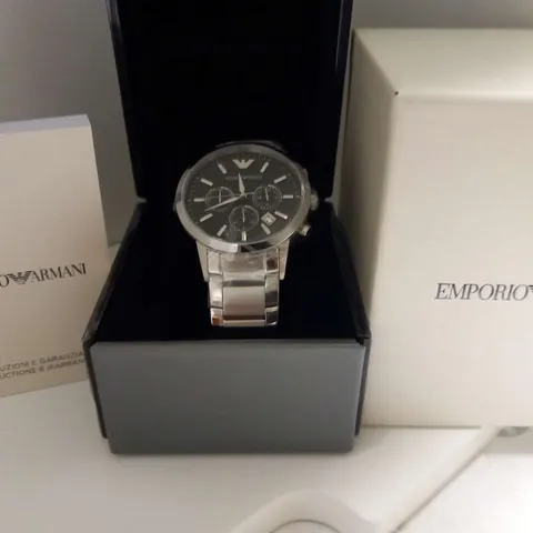 BOXED EMPORIO ARMANI AR2434 WRIST WATCH