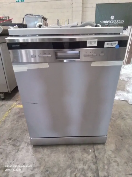 COMFEE' FREESTANDING DISHWASHER STAINLESS STEEL - COLLECTION ONLY 