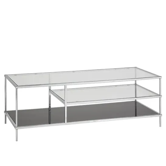 BOXED ADAMO FRAME COFFEE TABLE WITH STORAGE  