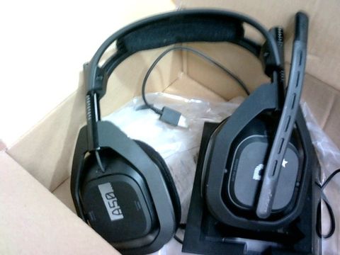ASTRO GAMING A50 WIRELESS HEADSET + BASE STATION GENERATION 4 WITH DOLBY AUDIO, COMPATIBLE WITH PS4, PC, MAC - BLACK/SILVER