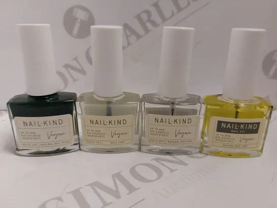 BOX OF 4 NAIL KIND VEGAN QUICK DRY NAIL POLISH