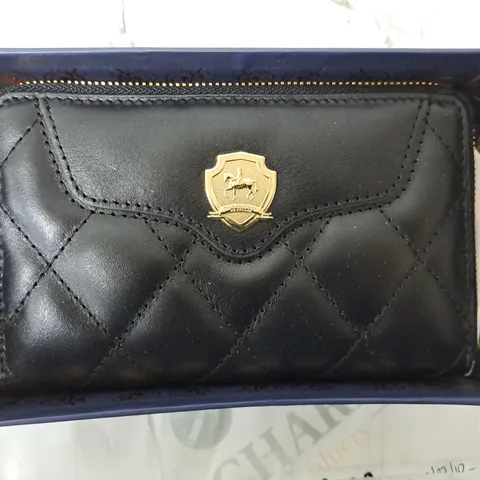 BOXED PAUL COSTELLO DRESSAGE PURSE IN BLACK 