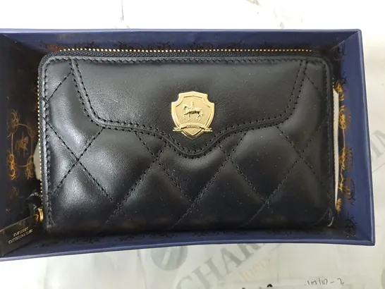 BOXED PAUL COSTELLO DRESSAGE PURSE IN BLACK 