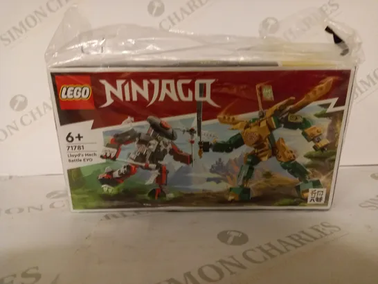 LEGO NINJAGO LLOYD'S MECH BATTLE EVO ACTION FIGURE SET 71781 RRP £20