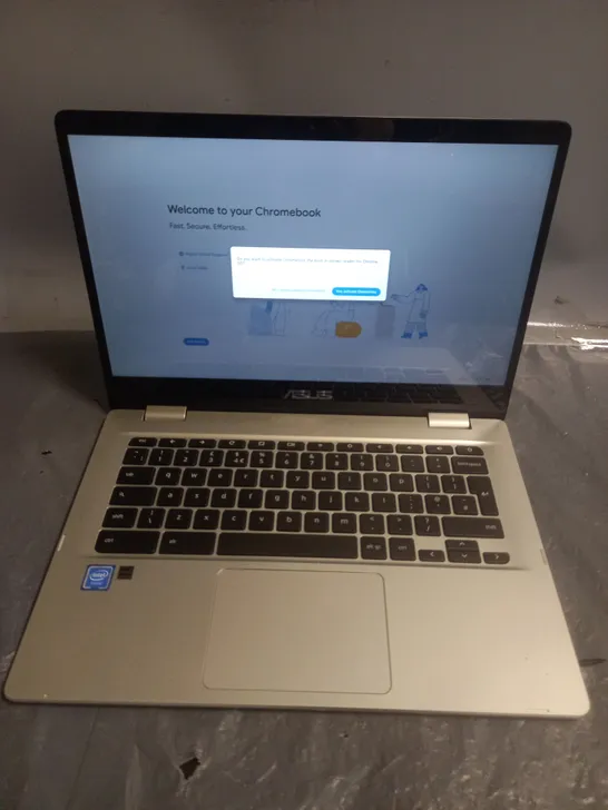 UNBOXED ASUS C423N INTEL INSIDE CHROME LAPTOP