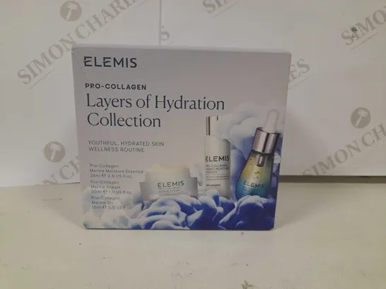 BOXED ELEMIS PRO COLLAGEN LAYERS OF HYDRATION COLLECTION