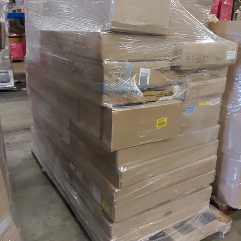 PALLET OF ASSORTED ITEMS INCLUDING: CHAIRS, WARDROBE, TABLE AND OTHER FURNITURE 