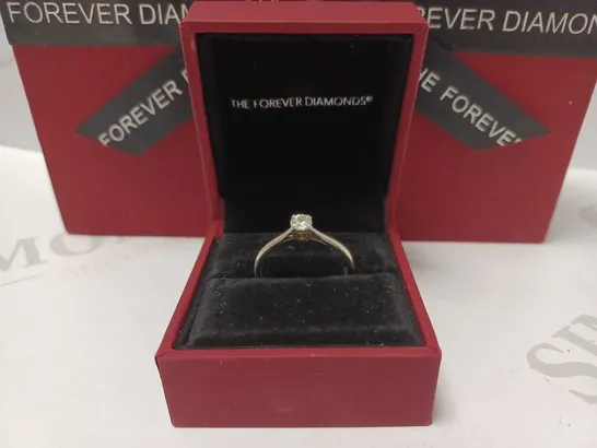 THE FOREVER DIAMOND ROUND MODIFIED BRILLIANT 0.25 CARAT RING