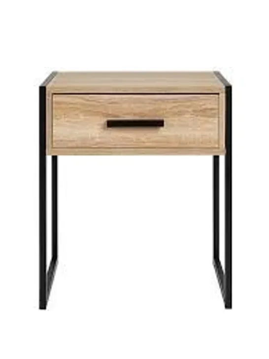 BOXED TELFORD 1 DRAWER BEDSIDE CHEST RRP £49.99