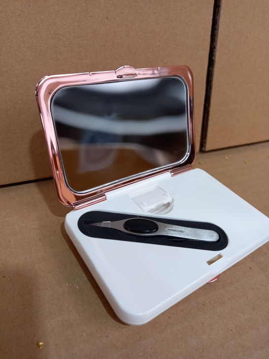 DUAL MIRROR SIMPLYBEAUTY WHITE/ROSE GOLD