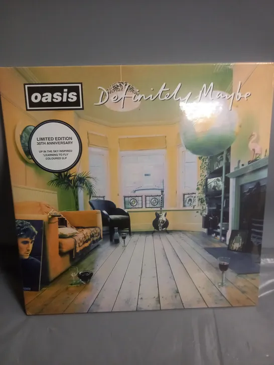 SEALED OASIS DEFINITELY MAYBE LIMITED EDITION 30TH ANNIVERSARY LP