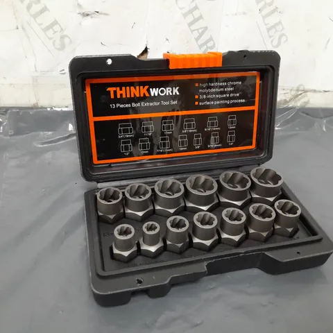 THINKWORK 13 PIECES BOLT EXTRACTOR TOOL SET