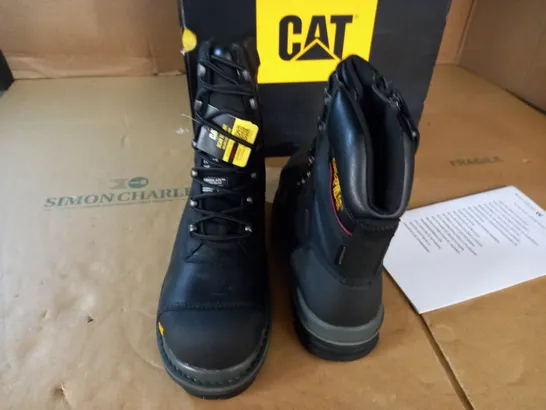 PAIR OF CAT PREMIER 8" WR TX BOOTS - UK 7