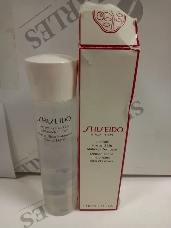 BOXED SHISEIDO INSTANT EYE & LIP MAKE-UP REMOVER 125ML