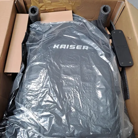 BOXED ANDA SEAT KAISER PVC ERGONOMIC OFFICE GAMING CHAIR - BLACK 