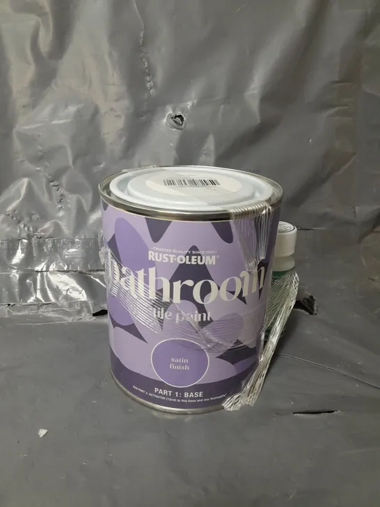 RUST-OLEUM ANTIQUE WHITE SATIN BATHROOM TILE PAINT 750ML - ANTIQUE WHITE