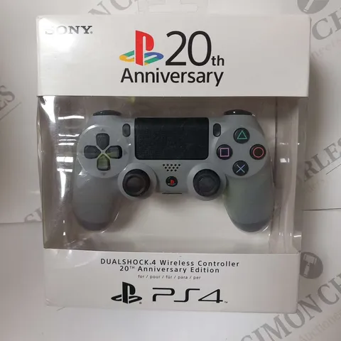 BOXED SONY PLAYSTATION 20TH ANNIVERSARY DUAL SHOCK 4 WIRELESS CONTROLLER FOR PS4