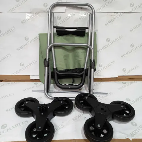 LOCK 'N LOCK INSULATED SHOPPING TROLLEY CART WITH STAIR CLIMB WHEELS