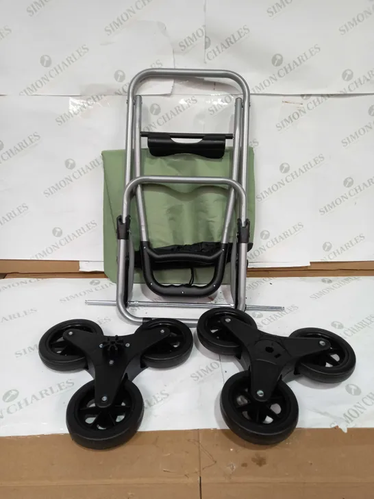 LOCK 'N LOCK INSULATED SHOPPING TROLLEY CART WITH STAIR CLIMB WHEELS