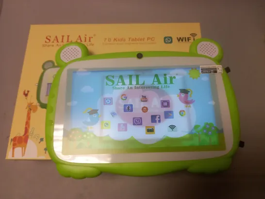 BOXED SAIL AIR 7" KIDS TABLET PC - GREEN