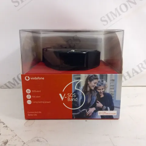 BOXED VODAFONE V-SOS SMART BAND WATCH WITH SOS ALERT BUTTON & FALL DETECTION ALERT 