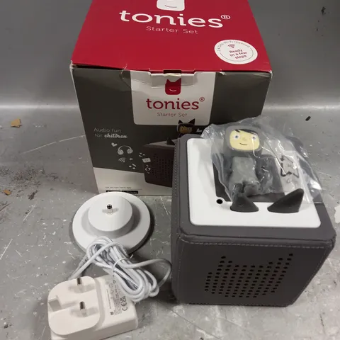 BOXED TONIES STATER SET CHILD'S AUDIO SYSTEM IN GREY