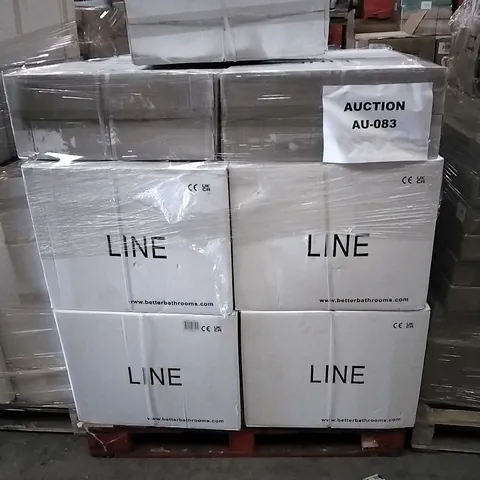 PALLET OF 21 BRAND NEW BOXED LINE TRADITIONAL PEDESTAL BASIN 600MM