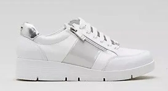 MODA IN PELLE AMBIENT TRAINER WHITE SIZE 7