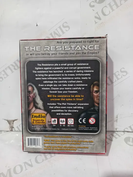 INDIE BOARDS & CARDS THE RESISTANCE GAME