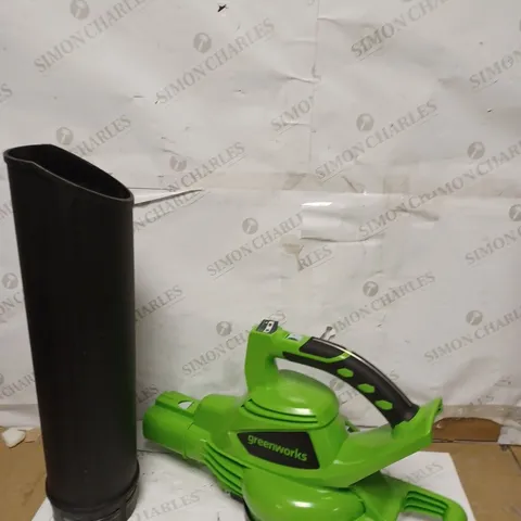 GREENWORKS LEAF BLOWER/VACUUM